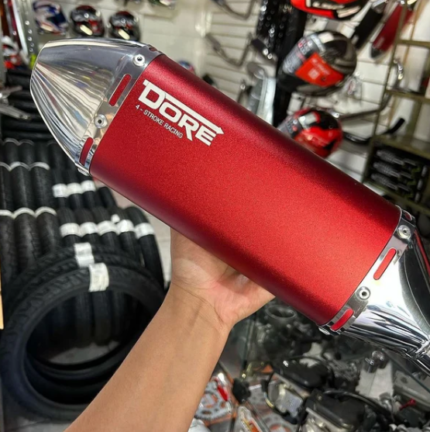 Escapamento Sportivo Dore Vermelho